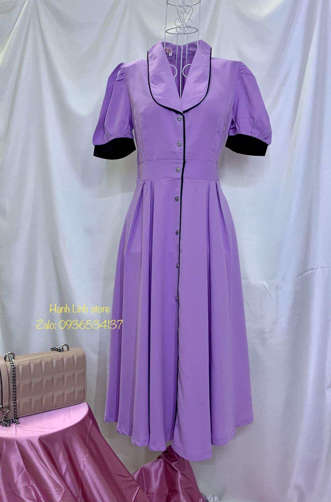 Đầm váy công sở trung niên kín đáo - HL1573