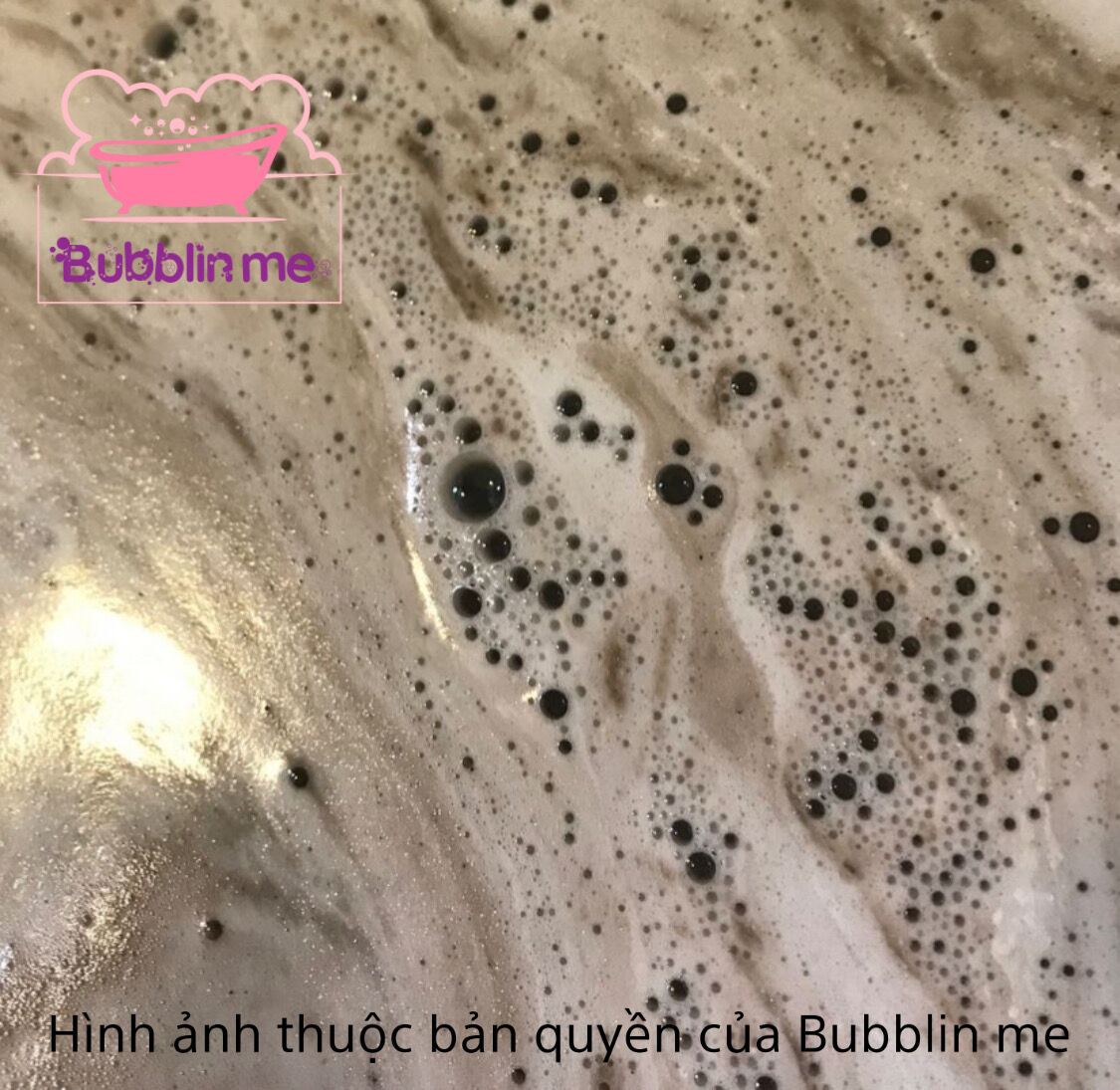 Bom tắm Coffee bath bomb Bubblin me