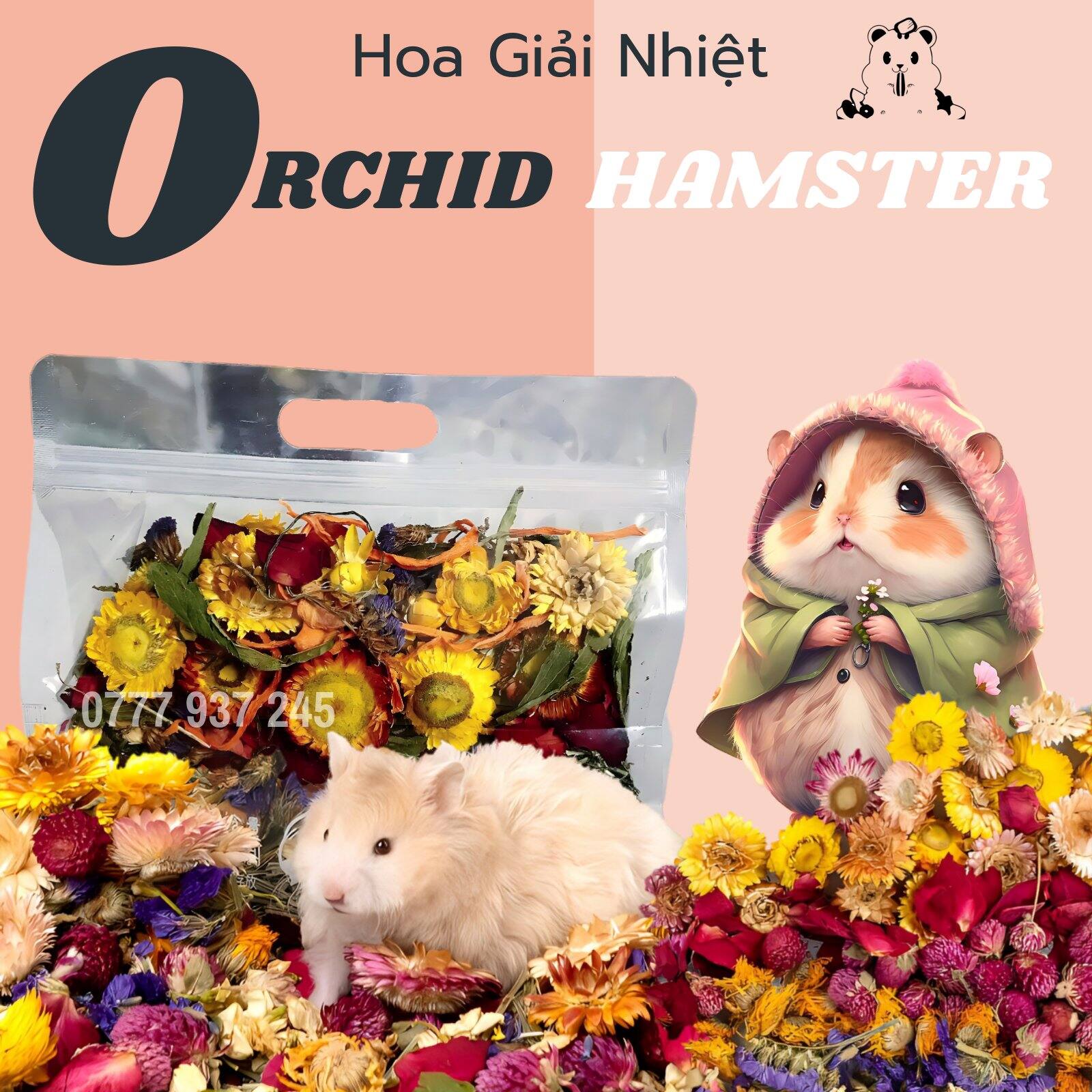 Thảo Dược Giải Nhiệt Và Giảm Stress Dành Cho Hamster
