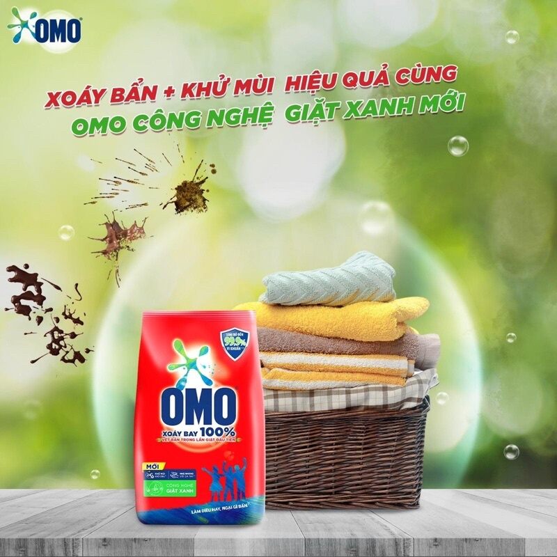 BỘT GIẶT OMO 1,2KG