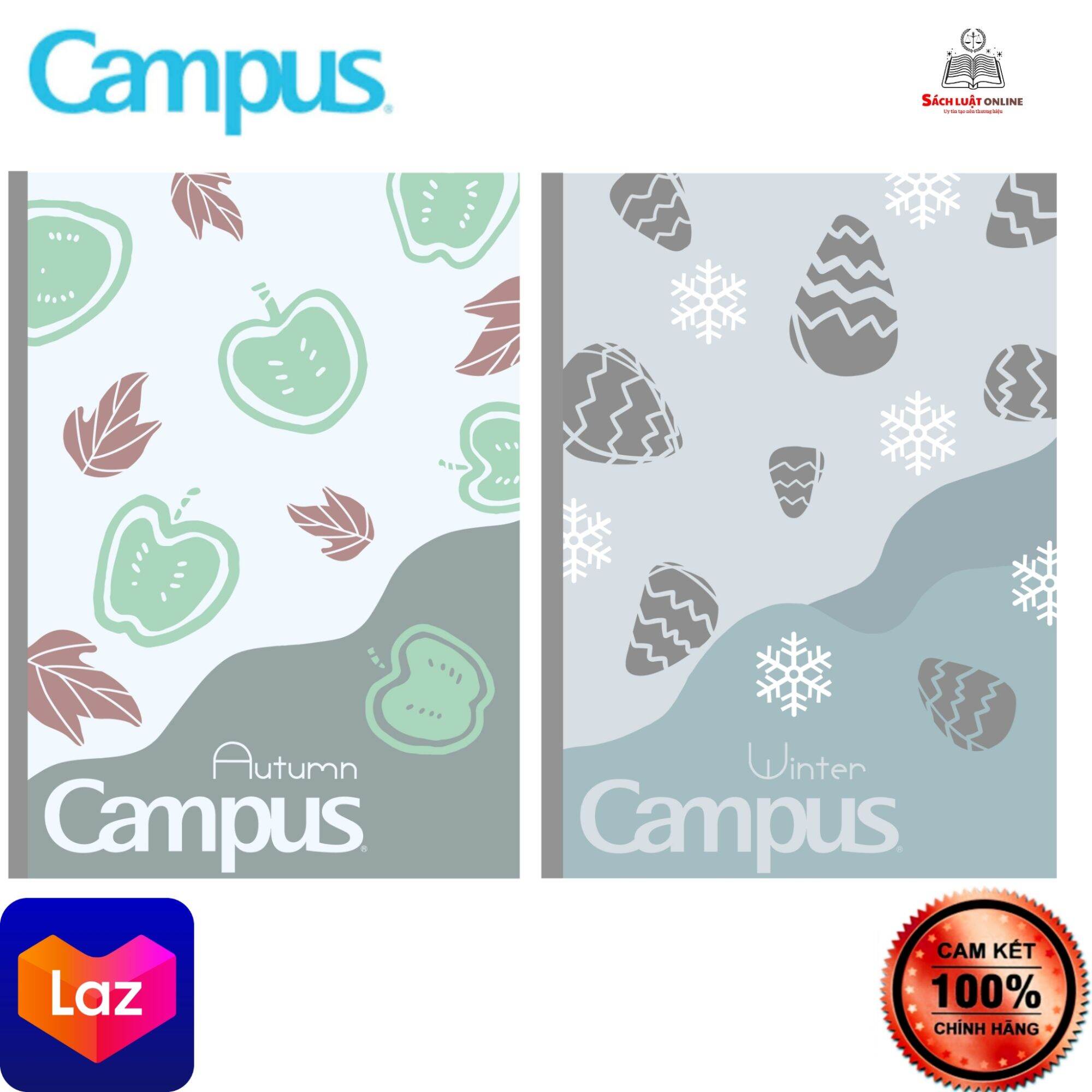 Vở kẻ ngang 80/120 trang CAMPUS 💗 Cưng xỉu 💗