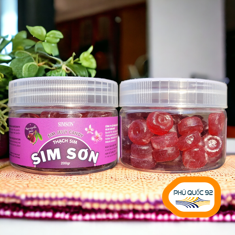 Kẹo Thạch Sim Phú Quốc - hủ 200g