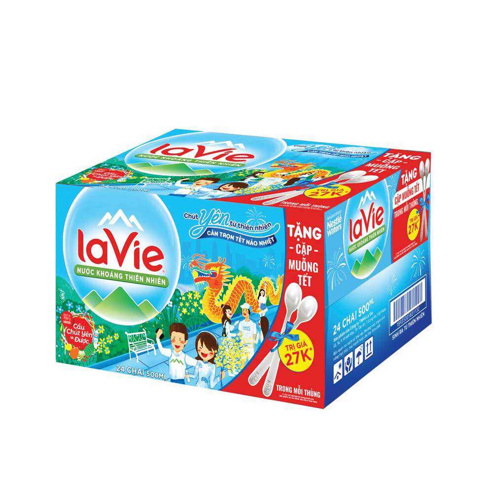 1 Thùng LAVIE 24 chai 500 ml