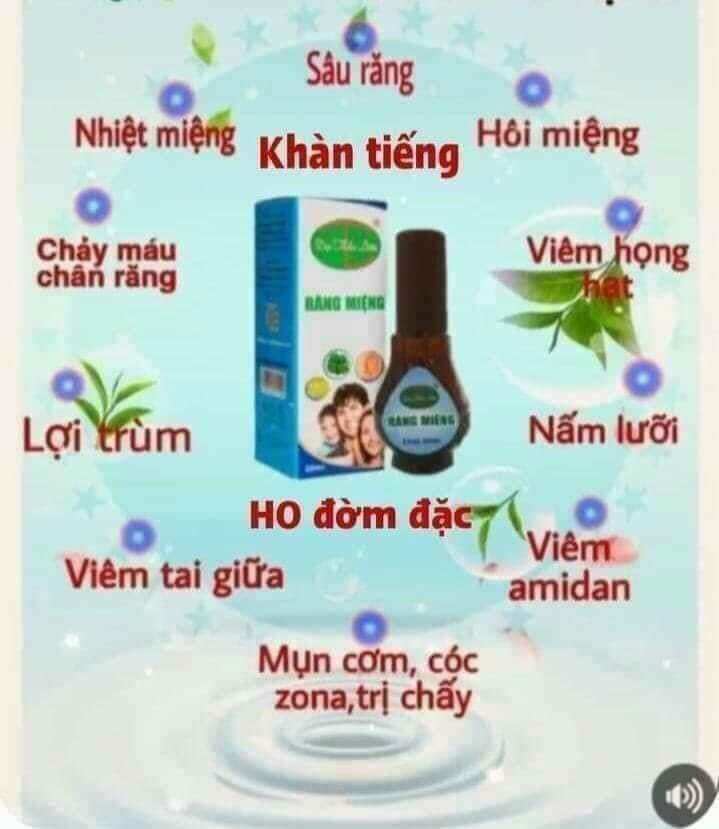 DẠ THẢO LIÊN sản phẩm chăm sóc răng miệng
