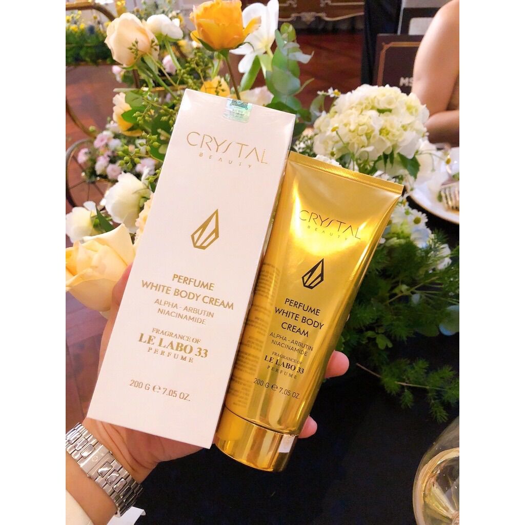KEM DƯỠNG SIÊU TRẮNG DA BODY Crystal