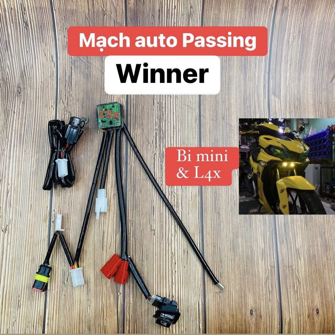 Mạch auto passing bi cầu mini, l4x cho winnerx v2-3, winv1, gtr