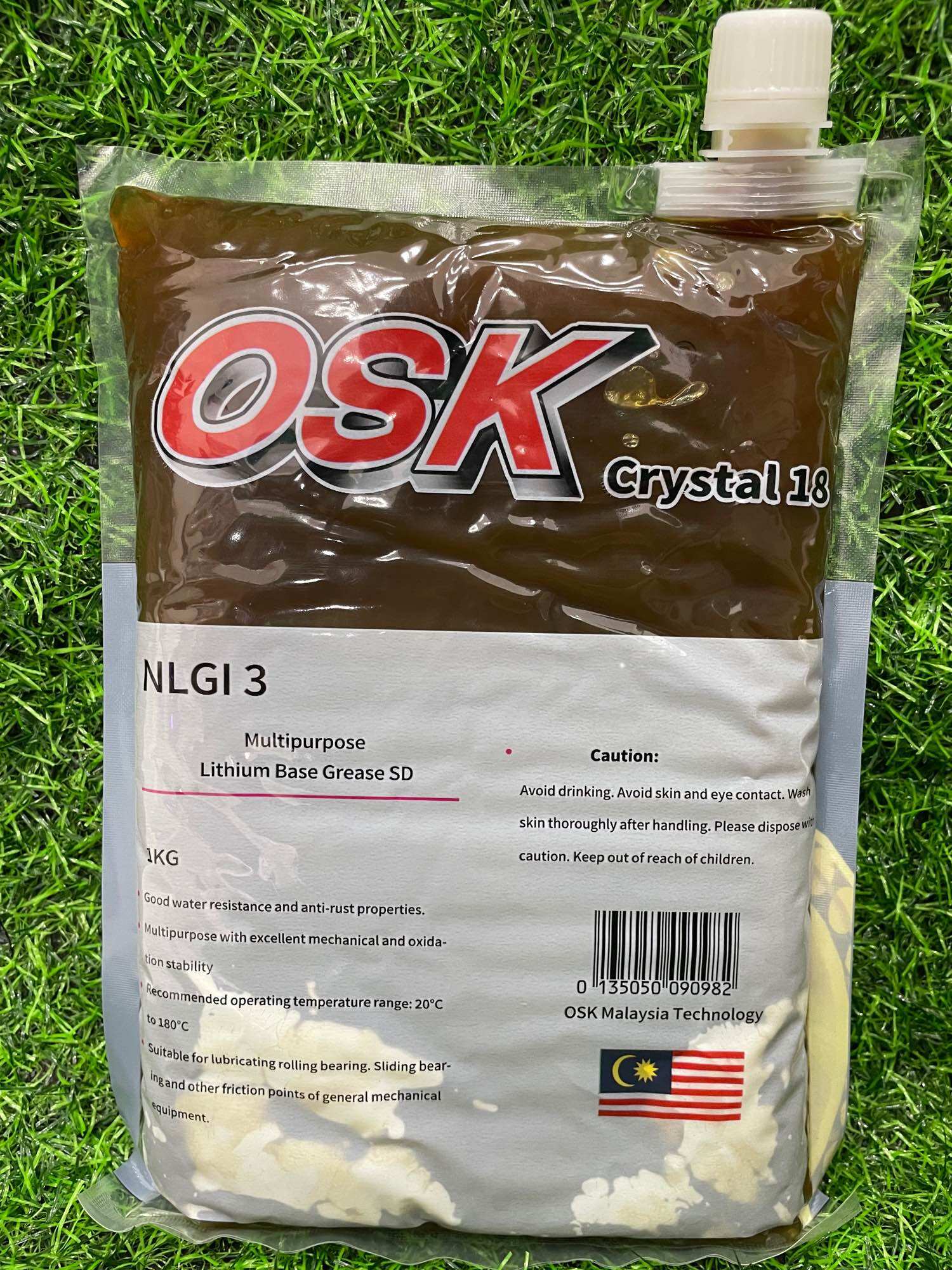 MỠ BÔI TRƠN BẠC ĐẠN OSK ( Mỡ bò , mỡ chịu nhiệt đa năng ) 1 KÍ