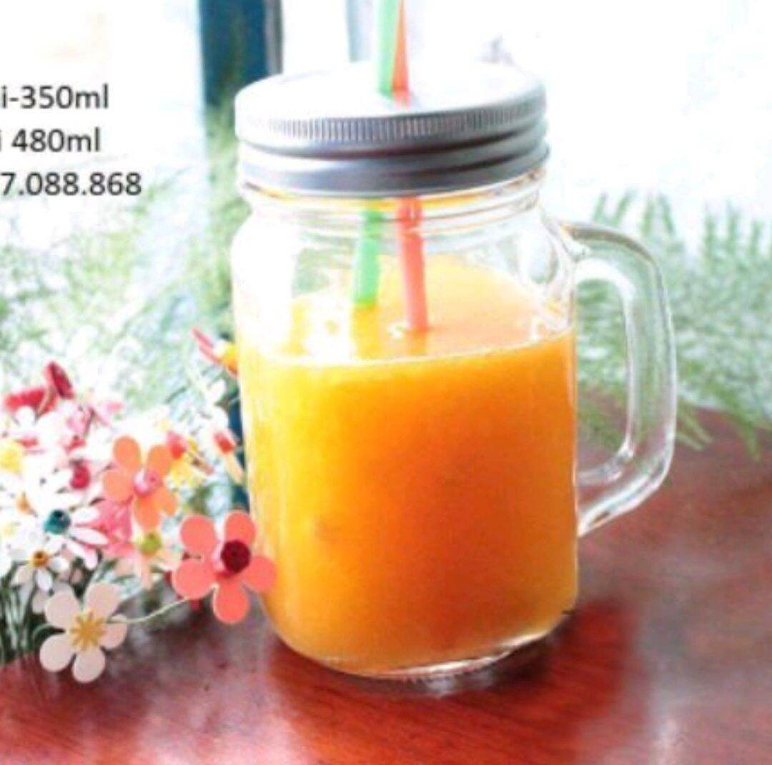 LY QUAI ĐỰNG SINH TỐ / 450ML / NẮP BẠC