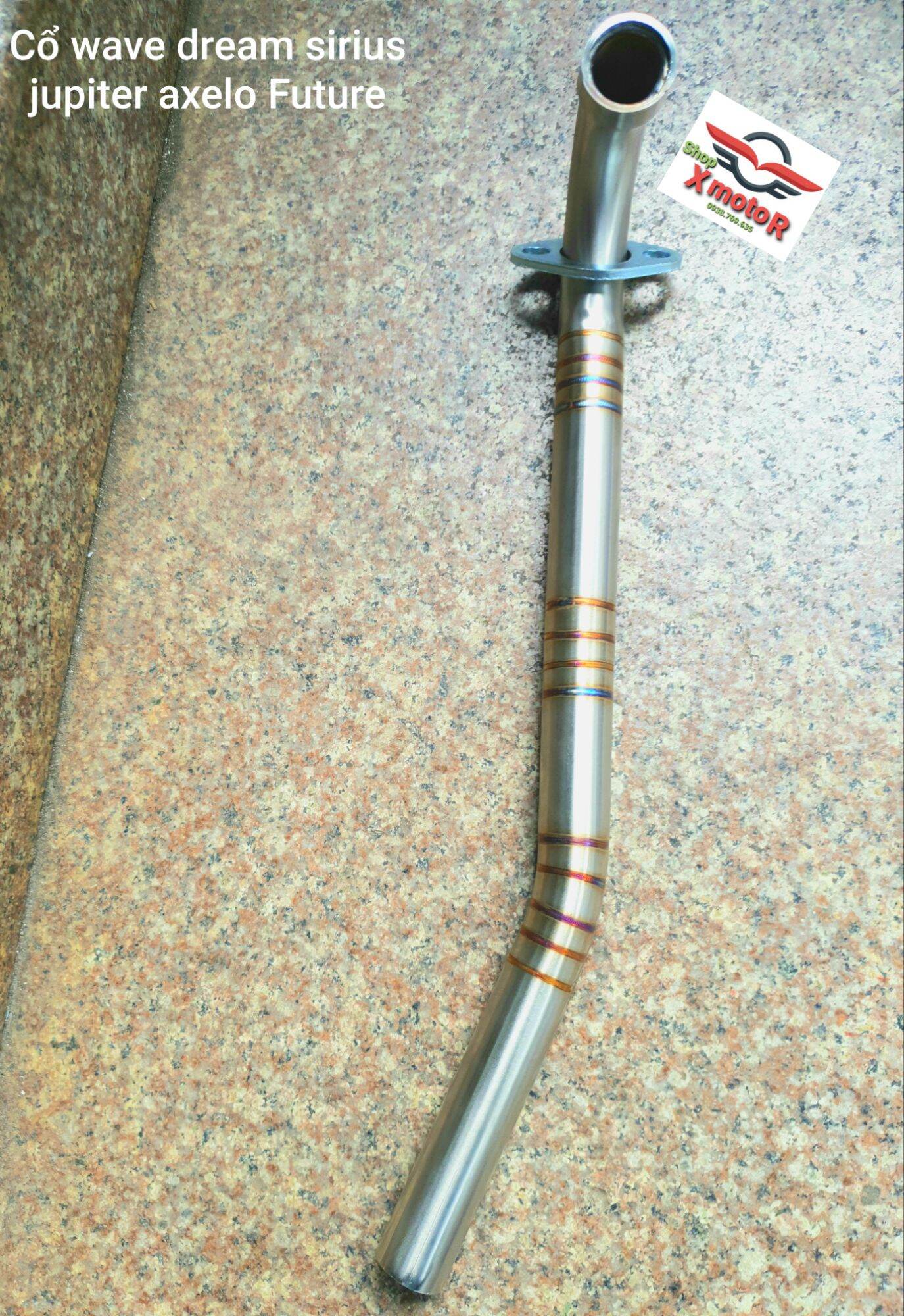 Cổ wave dream sirius jupiter taurus inox 304 gắn pô zin.