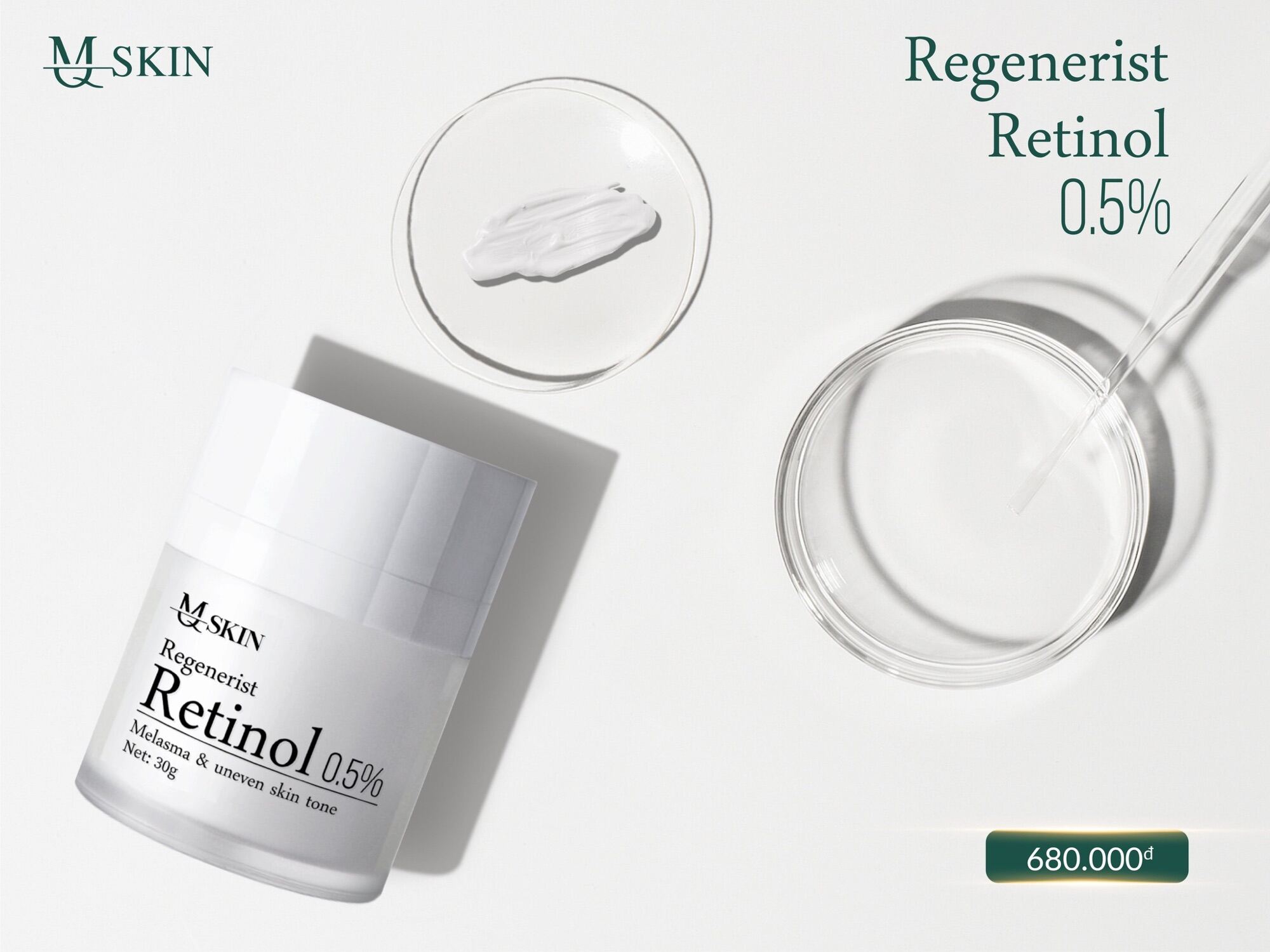 Tinh chất tái tạo Retinol 0.5% MQ Skin 30gr