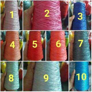 [HCM]cuộn dây dù 1mm làm vòng làm handmade có nhiều màu 325g 400m dài