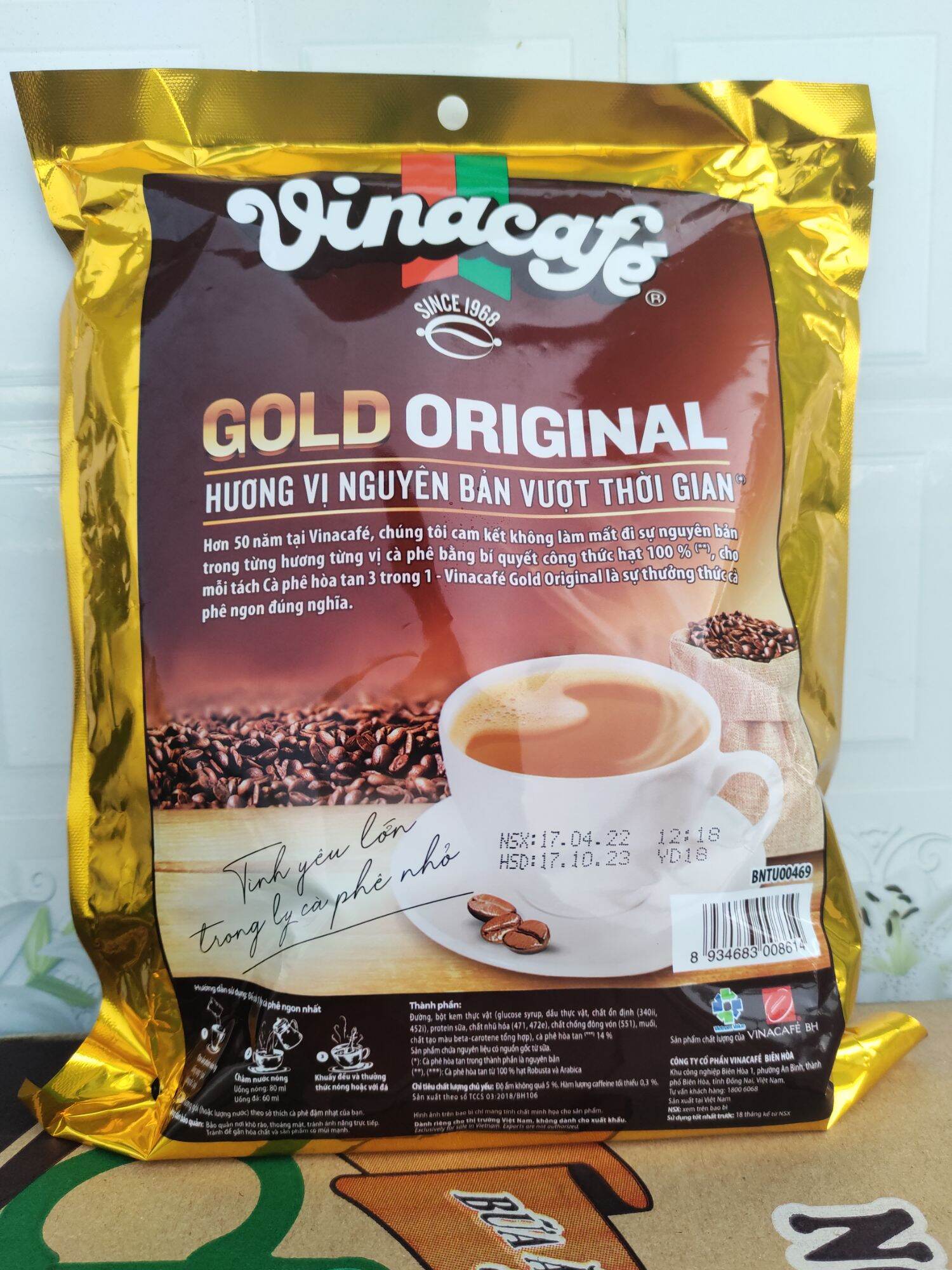 Cà Phê Sữa Vinacafe Thơm Ngon Rẻ ( 24gói x 20g) DATE MỚI