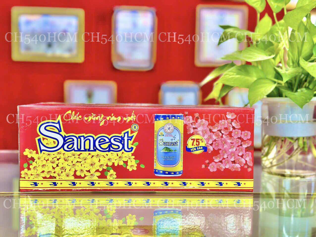 [THÙNG 30 LON] NƯỚC YẾN SANEST 7.5% LON 190ML - 001T30