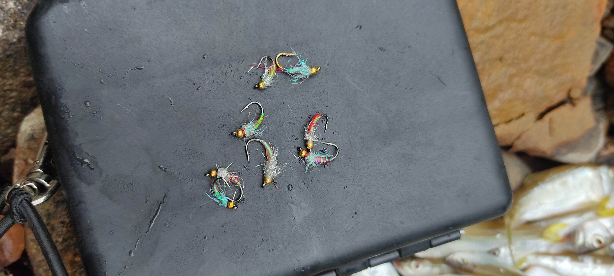 5 fly lure cá mương (mồi câu cá mương)