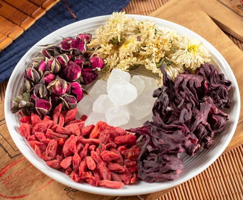 Hộp 30 gói trà hoa hông atiso đỏ mix