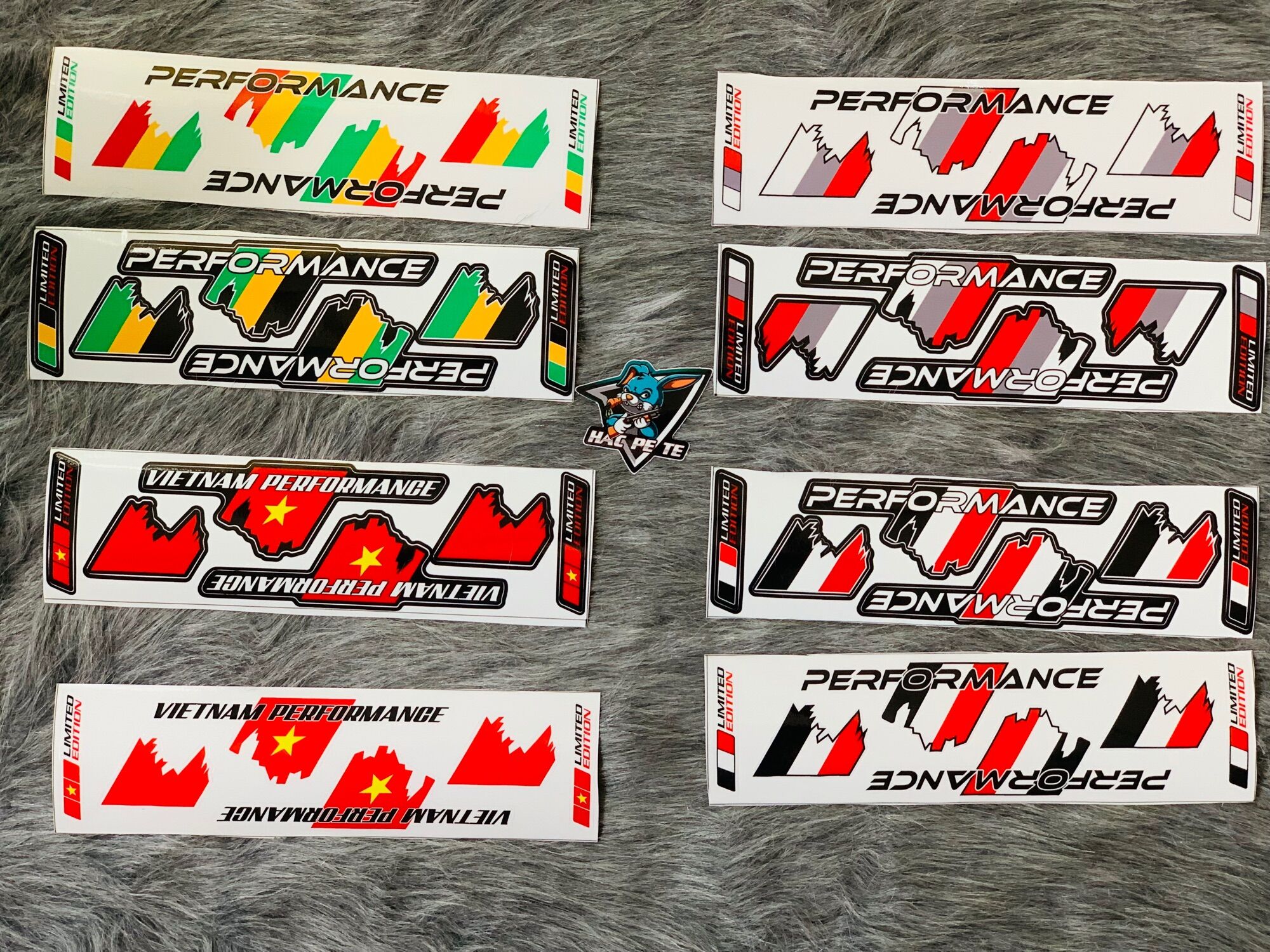 Tem decal logo sticker Việt Nam Performance Limited Edition cao cấp decal chính hãng