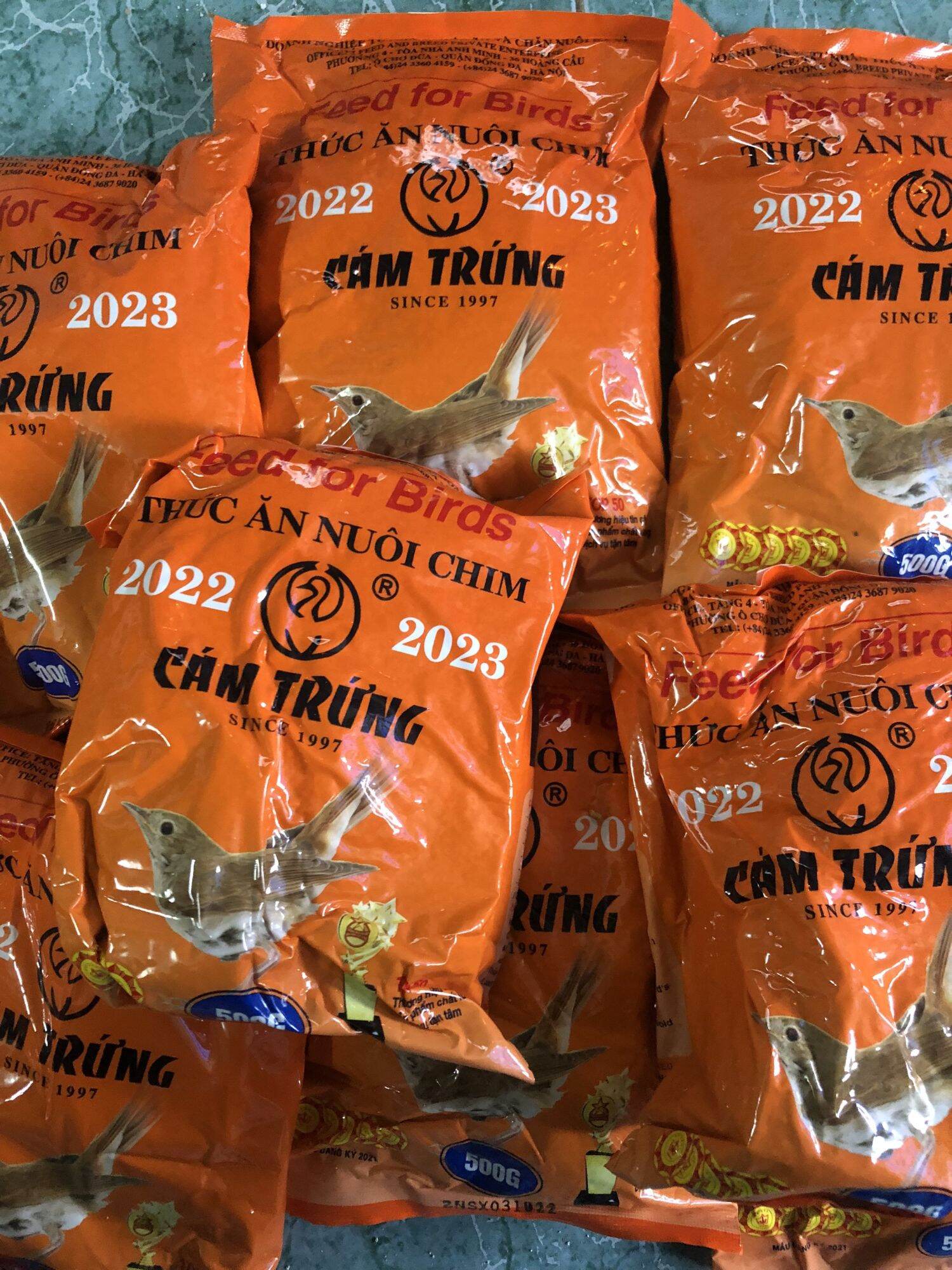 Cám trứng Ba Vì cho chim cảnh 500g