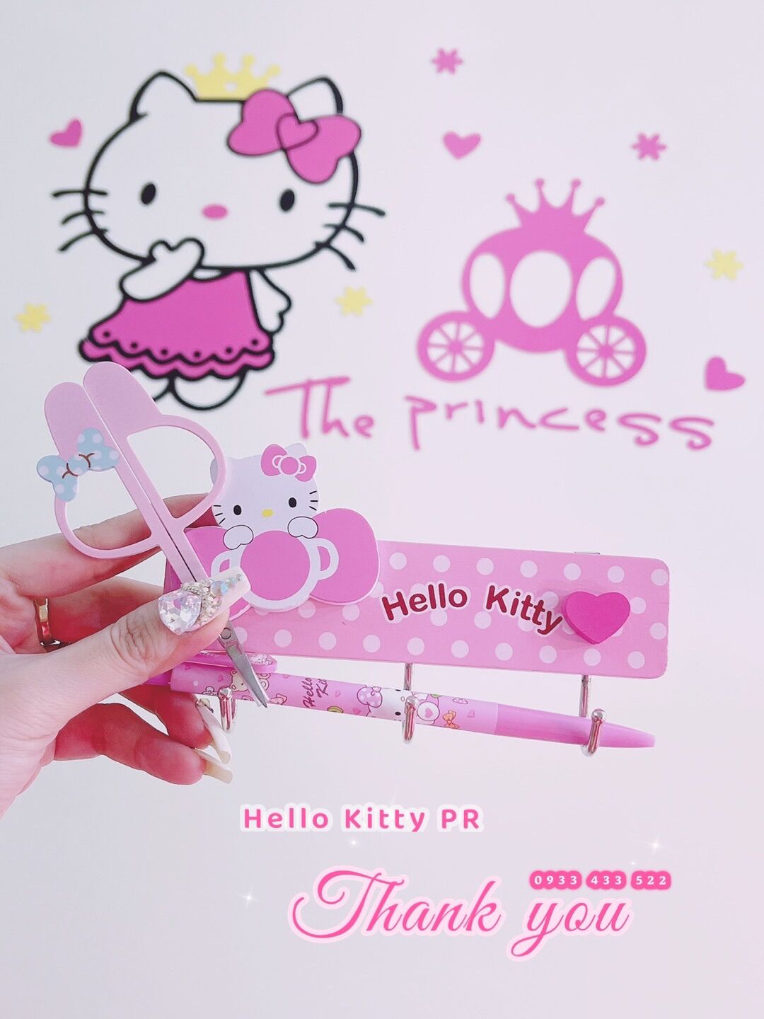 Kéo tỉa chân mày Hello Kitty - Melody