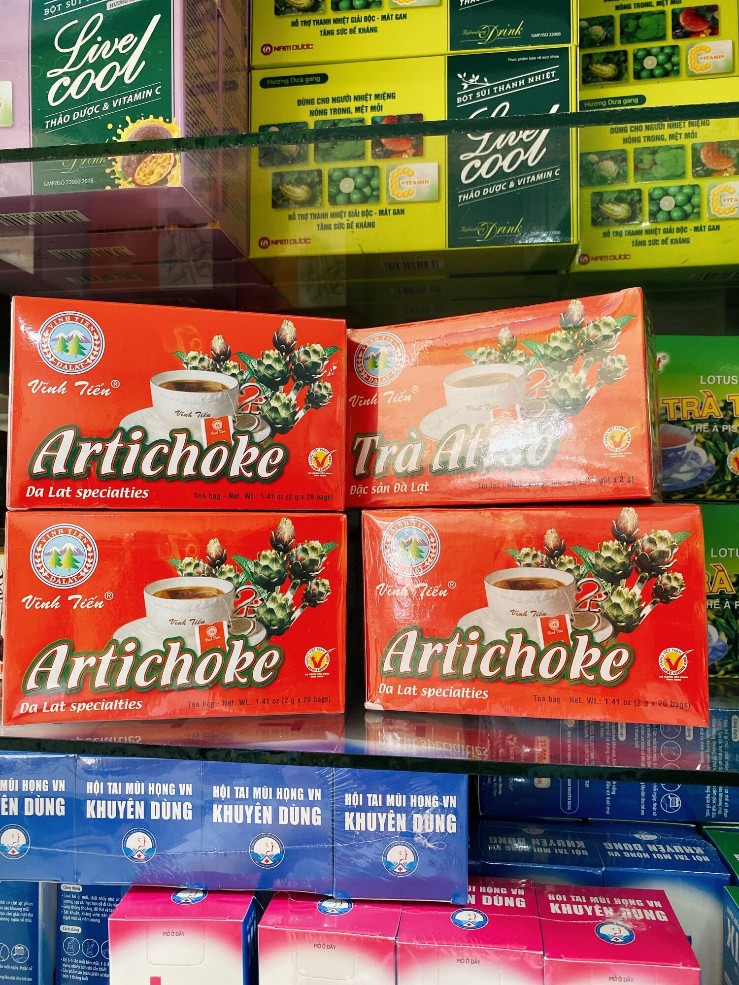 Trà Atisô Vĩnh Tiến , trà ASTISO , Artichoke .
