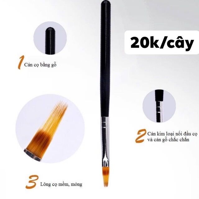 Cọ ombre cán đen