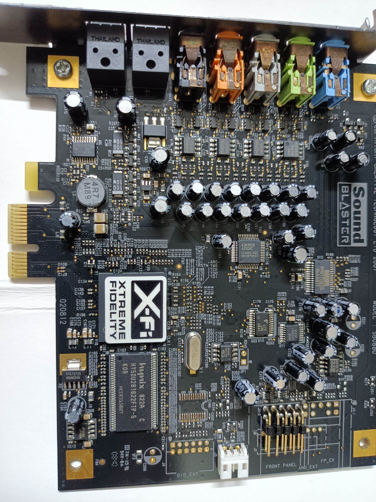 card sound Creative sb0880 xfi