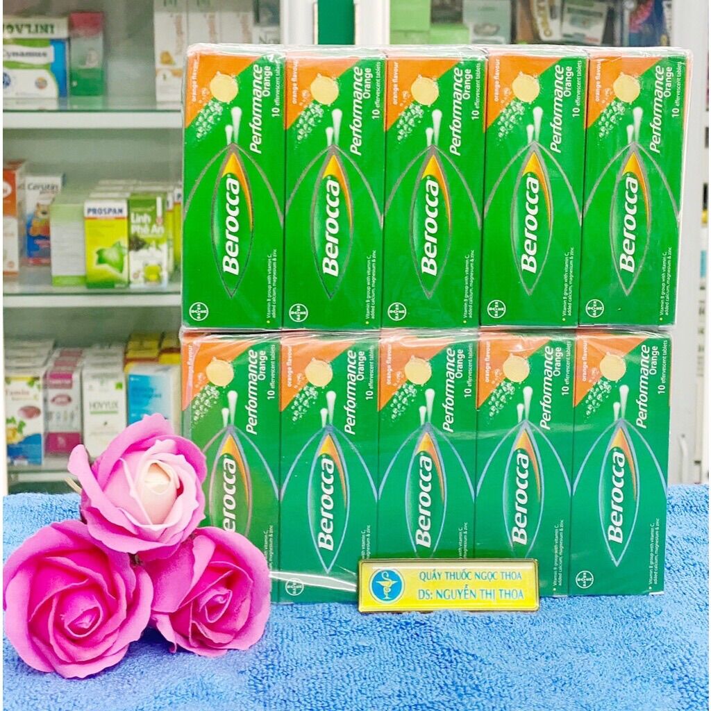 ✅✅ Viên Sủi Berocca - Bổ sung vitamin và khoáng chất cho cơ thể - Giúp cơ thể khoẻ mạnh