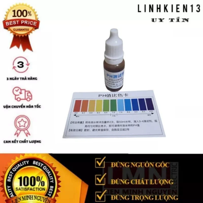 Dung dịch thử PH kiểm tra PH nước
