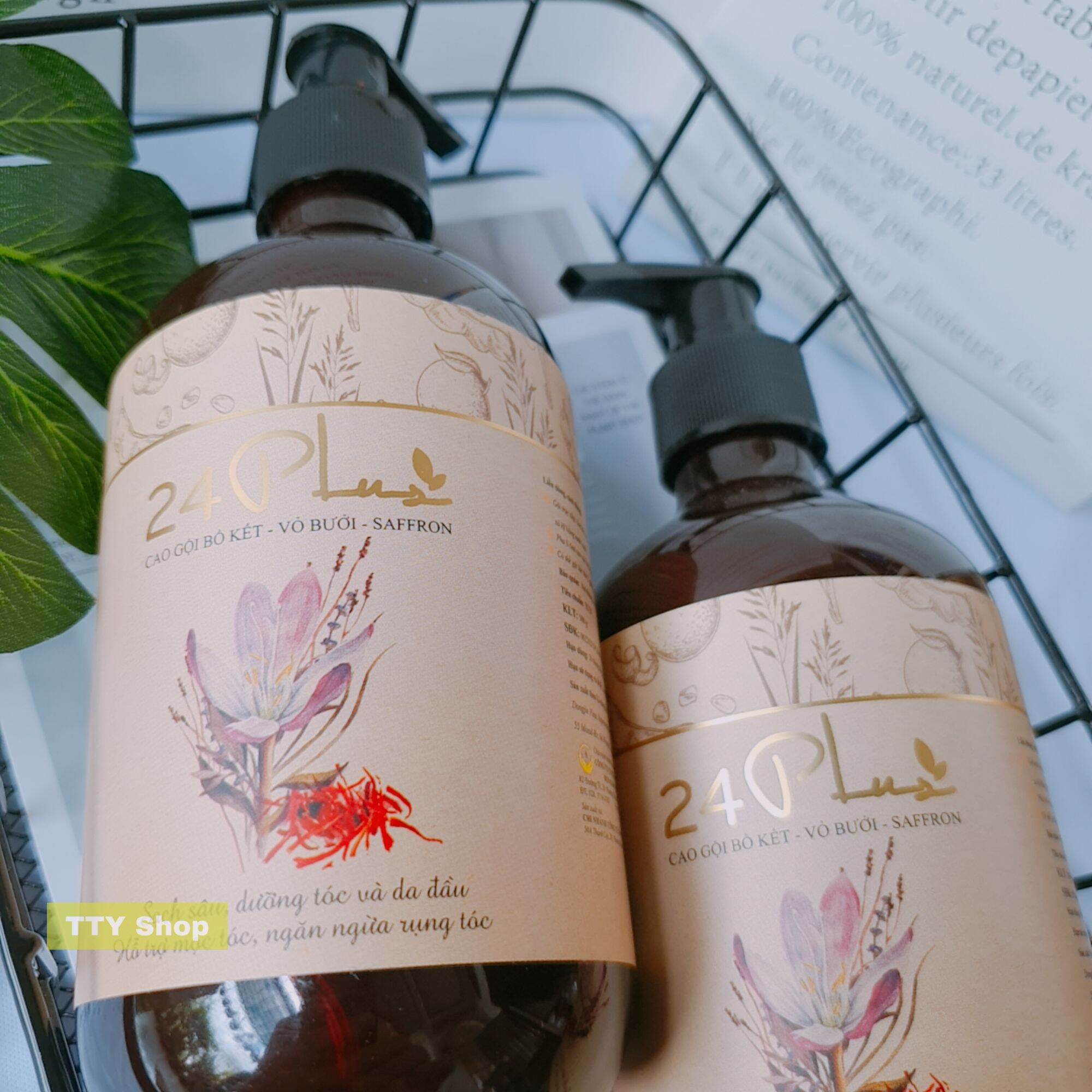 Dầu Gội Bồ Kết, Vỏ Bưởi, Saffron 24 Plus