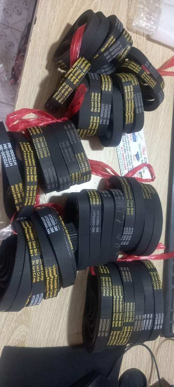 Dây curoa đai vòng HTD 3M bản 15mm chu vi tùy chọn