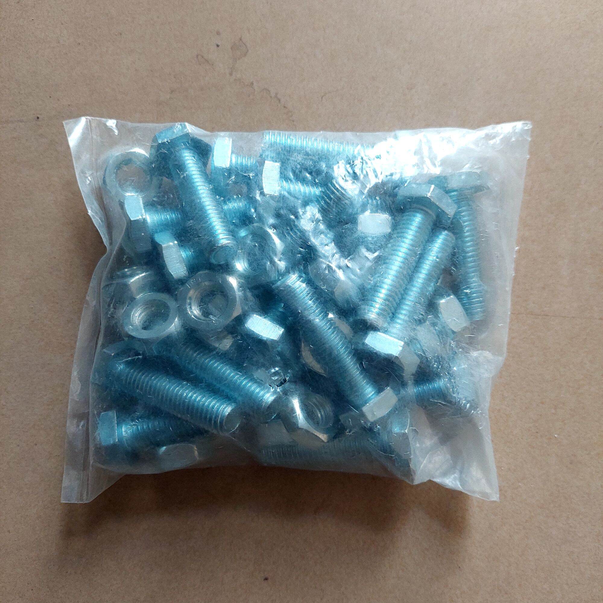 Bịch 10 bộ bù lon 10 ×40mm+ con tán vặn kèm theo.