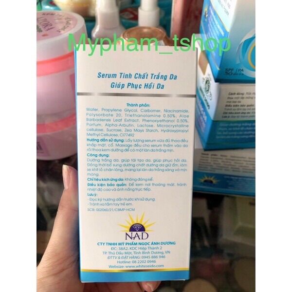 Serum White Seido Dưỡng Trắng Da,Phục Hồi Da ,30ml