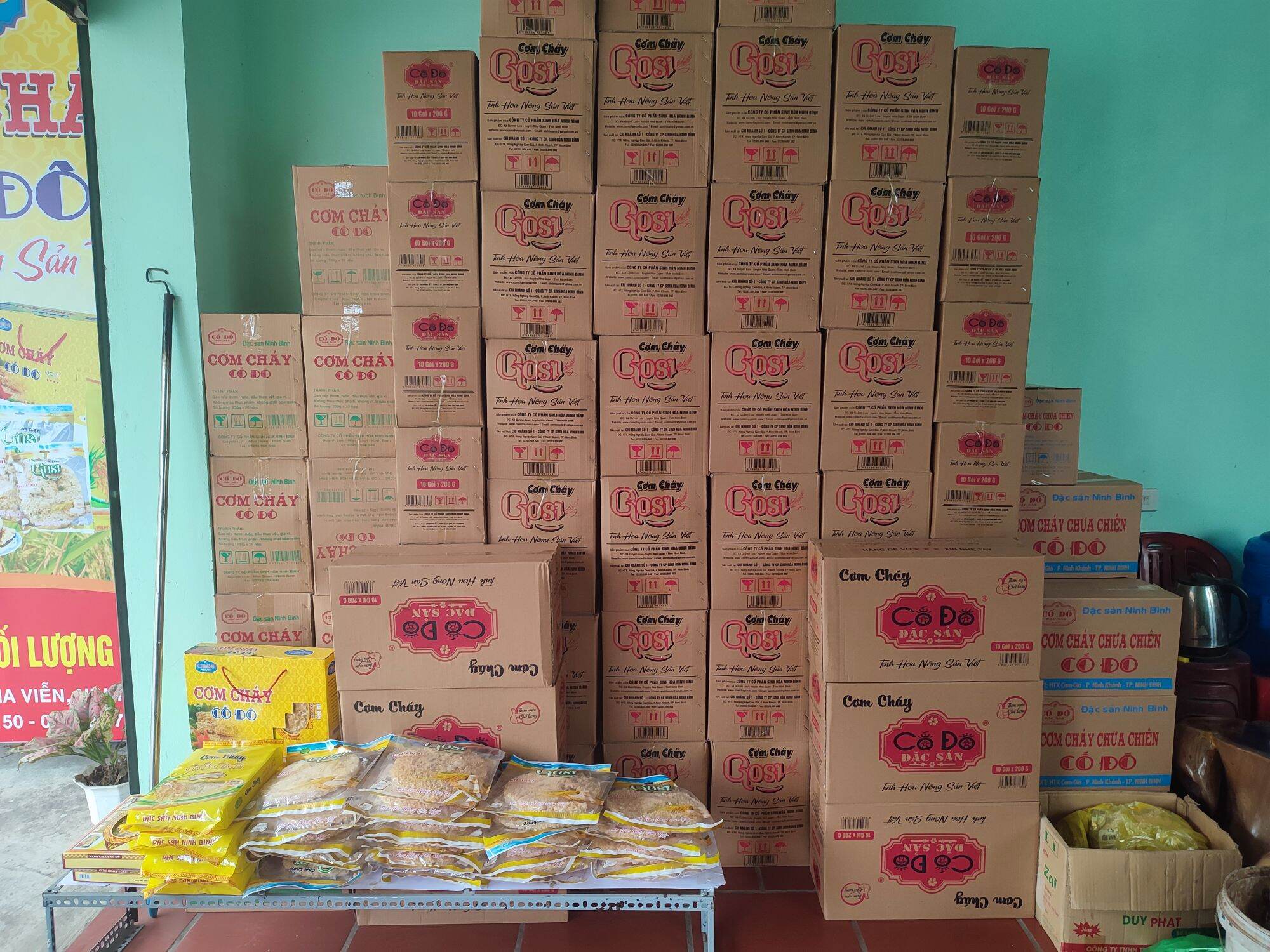 [BÁN SỈ- 1KG] Cơm Cháy Chưa Chiên Cố Đô Hoa Lư- Đặc sản Ninh Bình