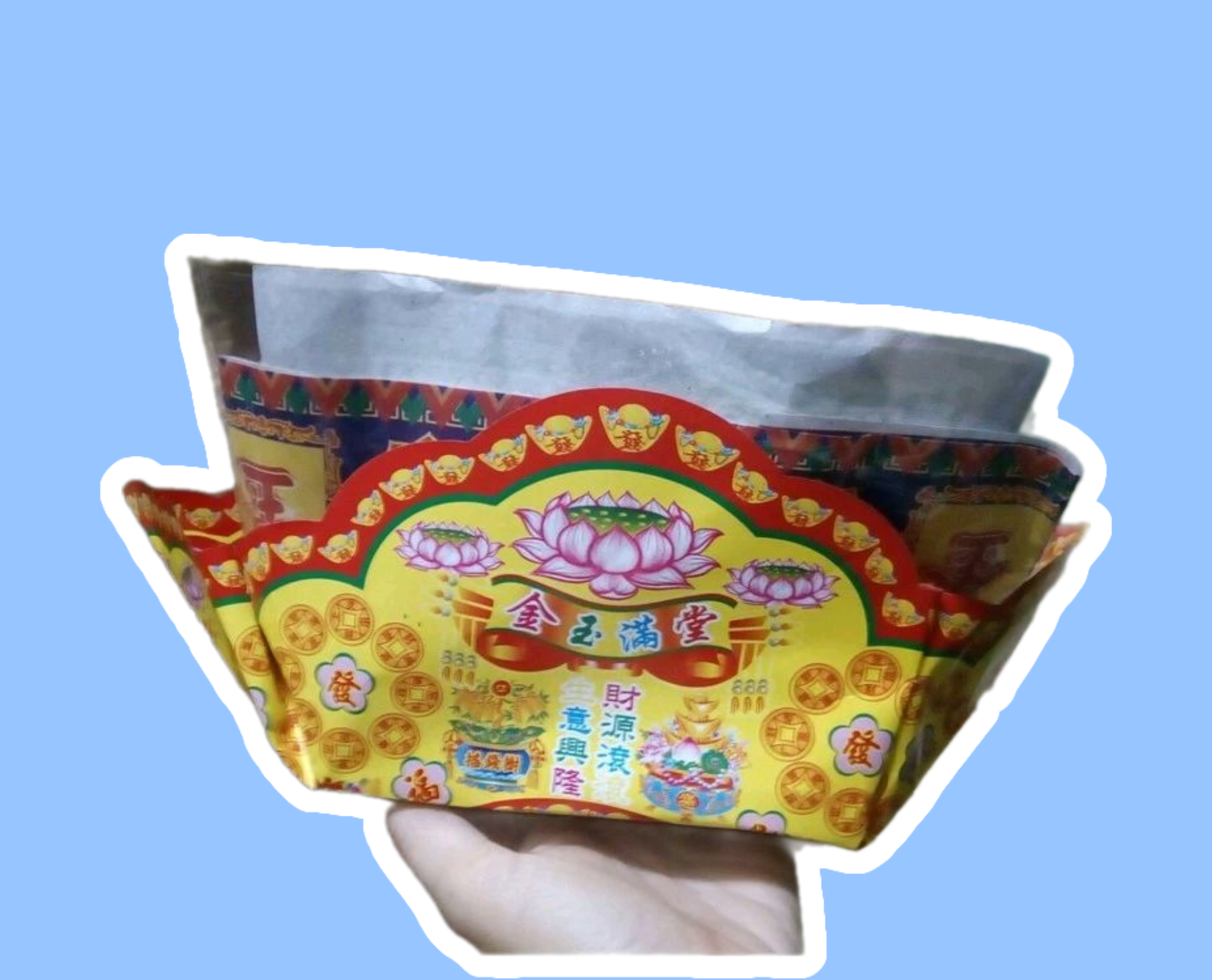 1 bộ giấy cúng Phật Di Lặc