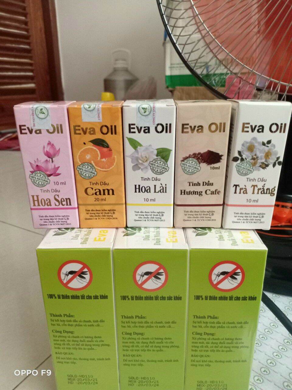 [HCM]Tinh dầu Sả Chanh Eva oil chai 20ml