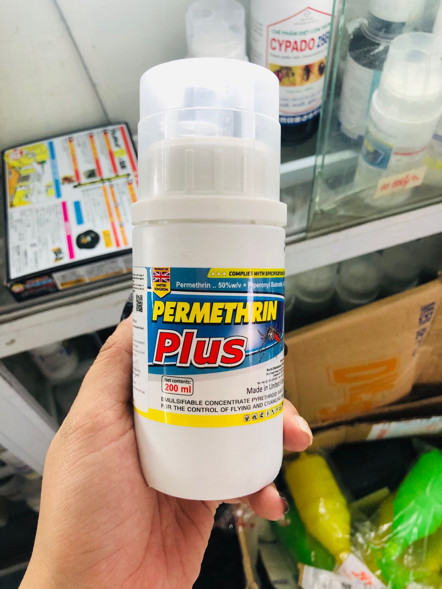 PERMETHRIN PLUS (200ml) - Thuốc diệt muỗi, côn trùng