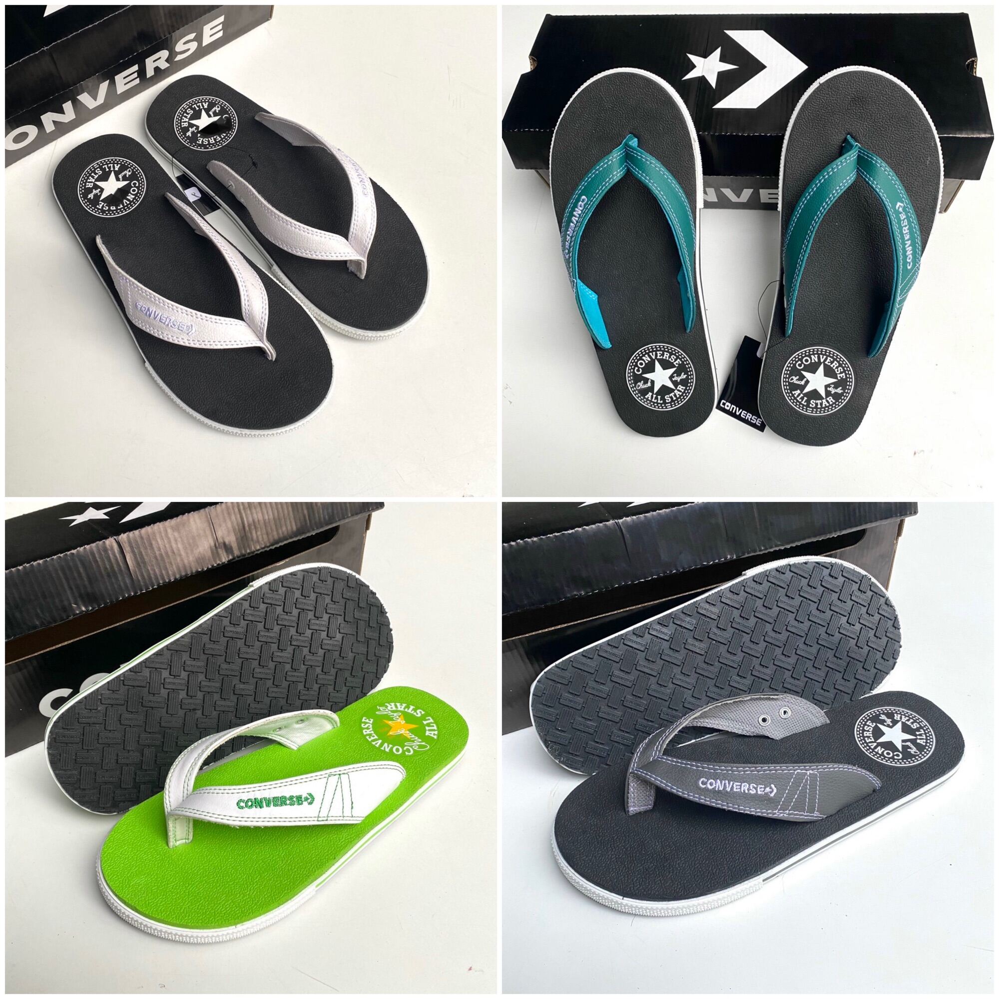 Dép kẹp nam nữ ,dép tông nam thái lan mẫu converse siêu bền - ảnh sản phẩm 1