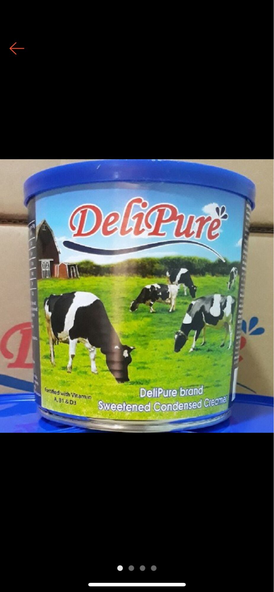 Combo 6 hộp sữa đặc delipure malaysia 1 kg