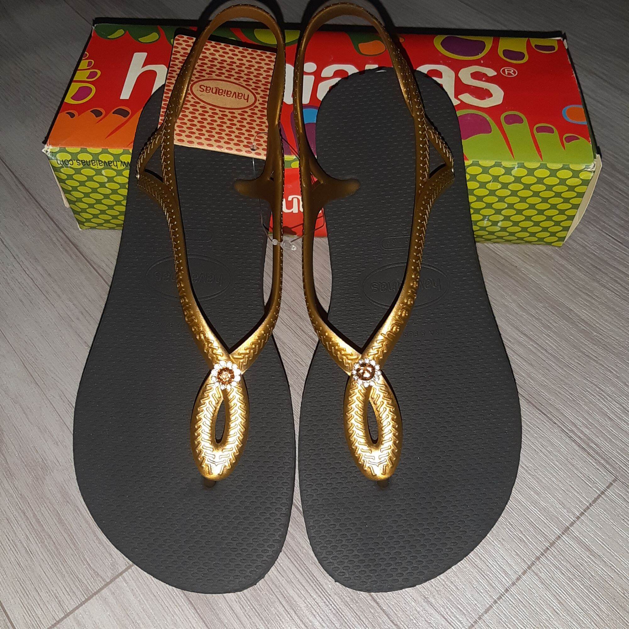 🔥FREESHIP🔥HAVAIANAS - Sandal nữ Luna đính đá
