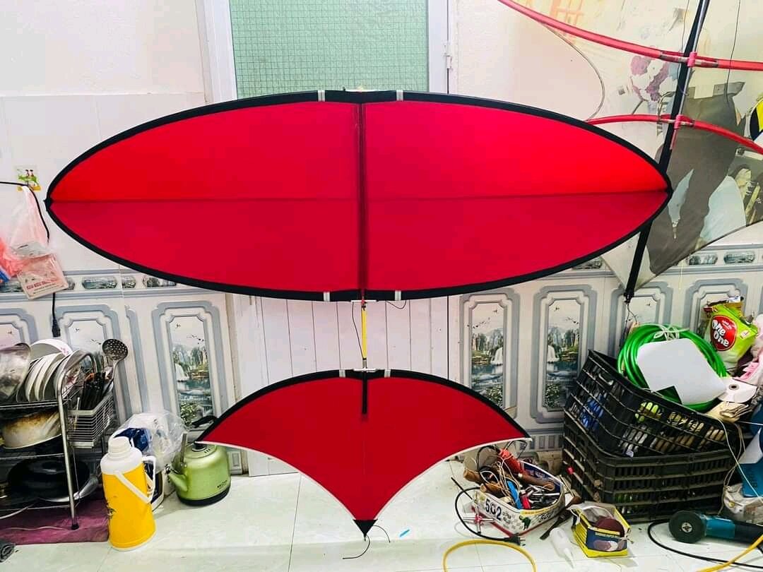 Áo diều 1m80 đỏ
