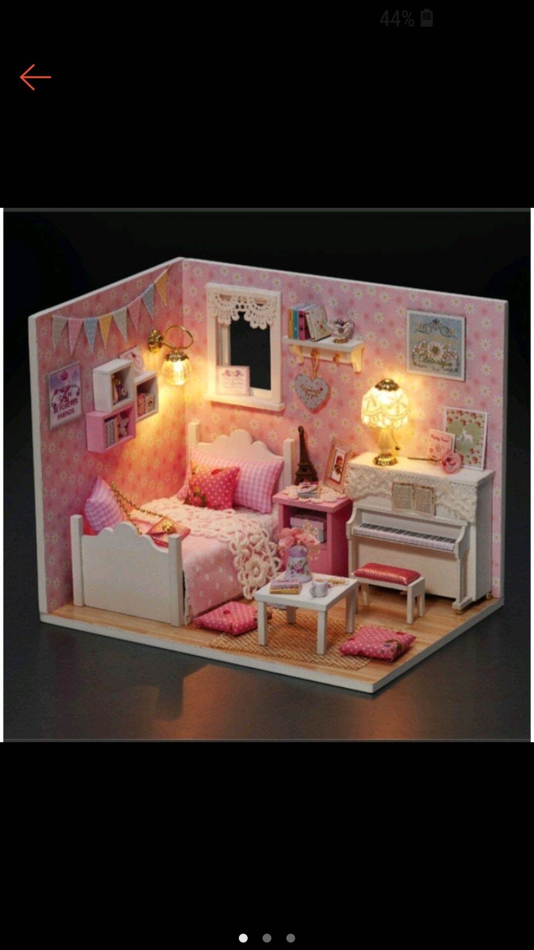 Mô hình nhà gỗ DIY - Nhà búp bê 002