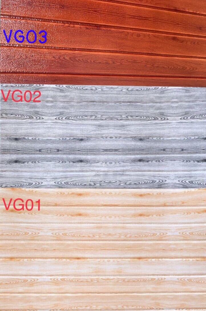 Combo 10 tấm Xốp dán tường vân gỗ kích thước 68x70cm