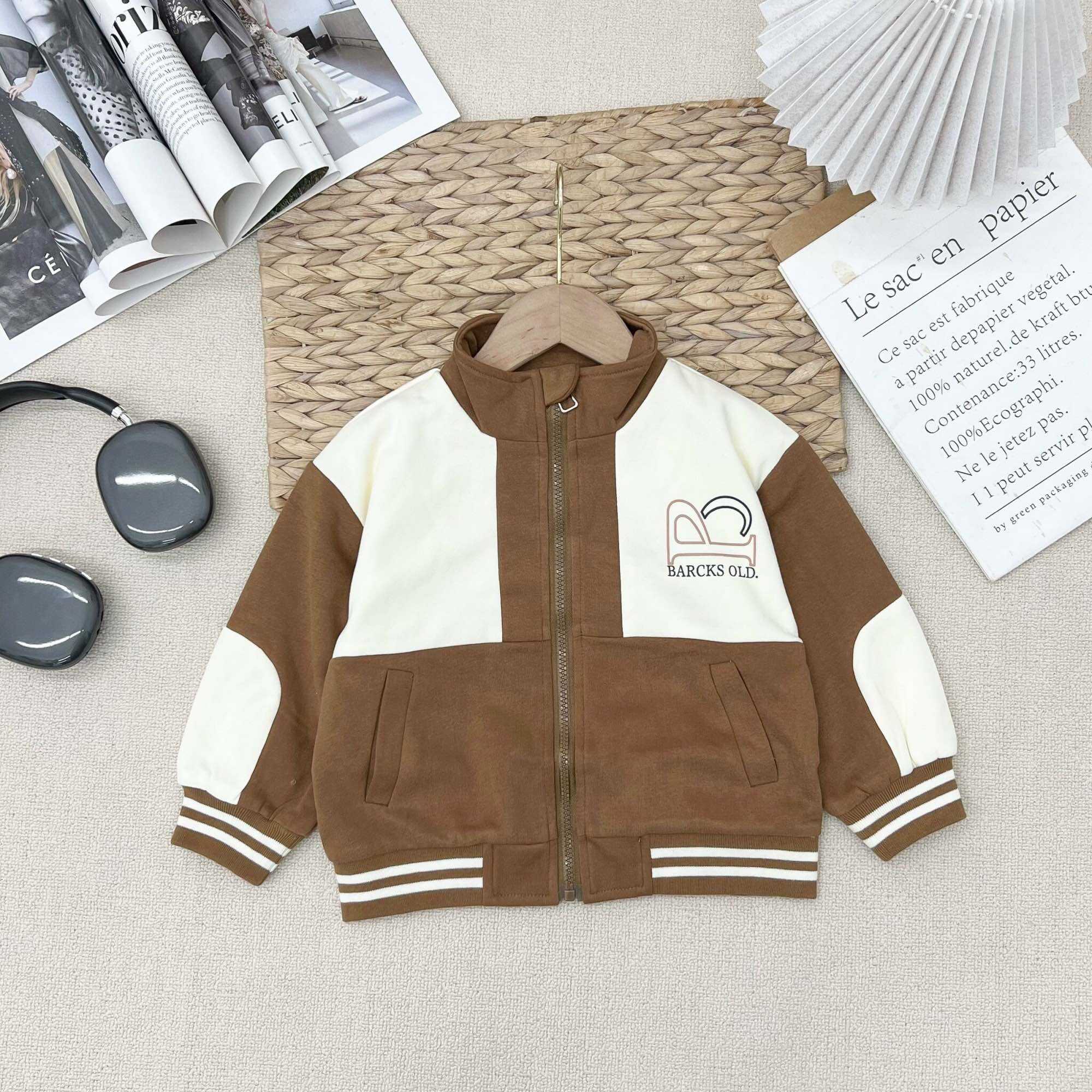 Áo Khoác Nỉ Bomber Quảng Châu Bé Trai [_22-42kg_]