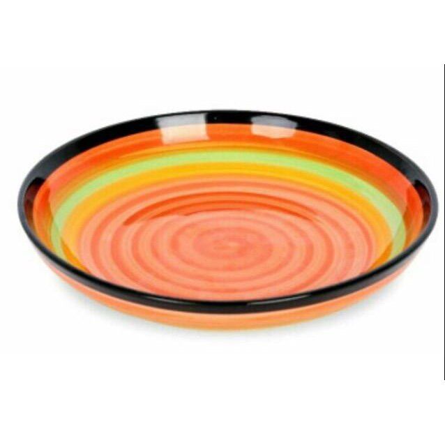 Bộ 6 dĩa gốm sứ cầu vồng 20cm