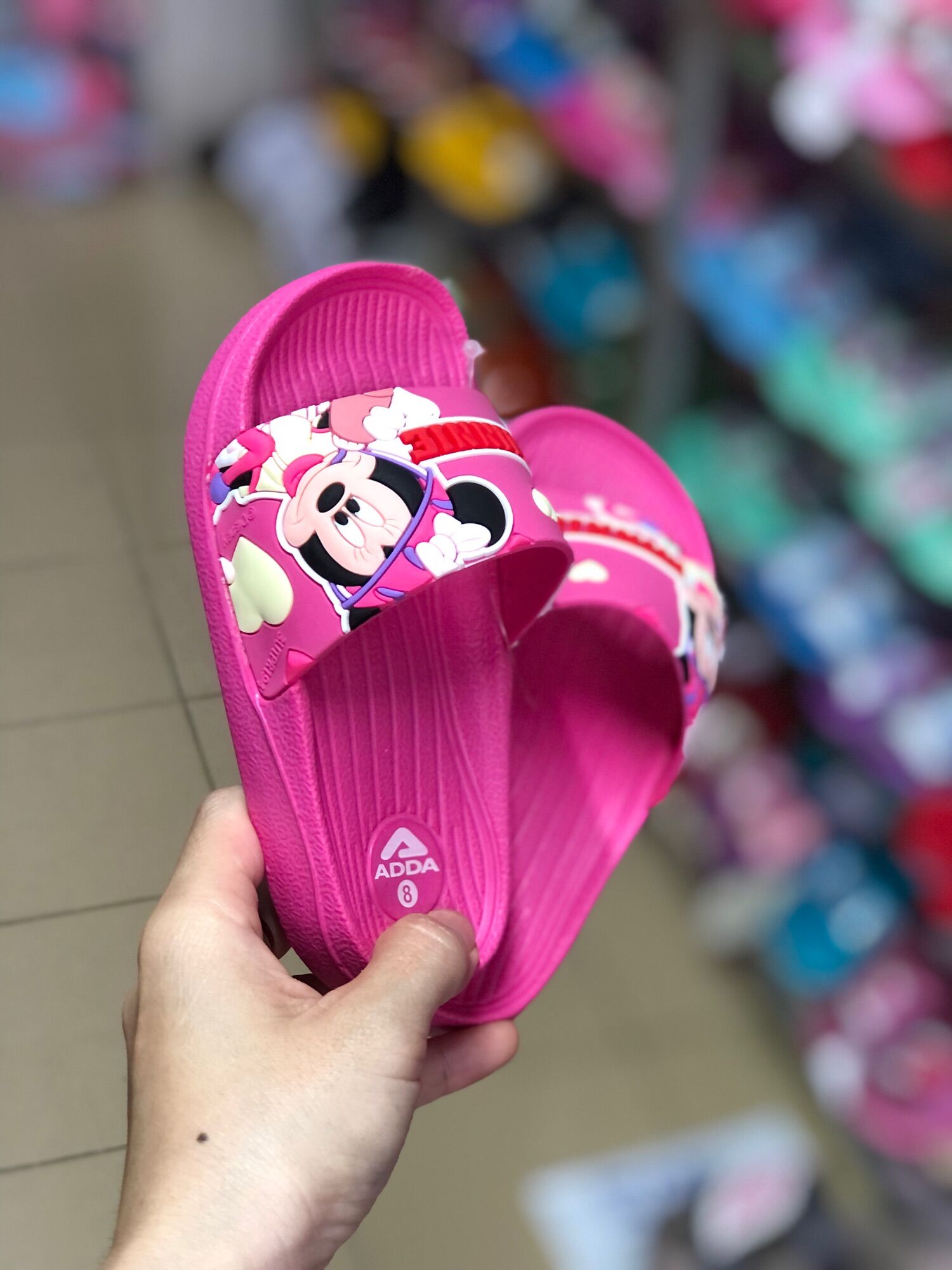 Dép bé gái -Dép Adda ThaiLan bé gái Mickey
