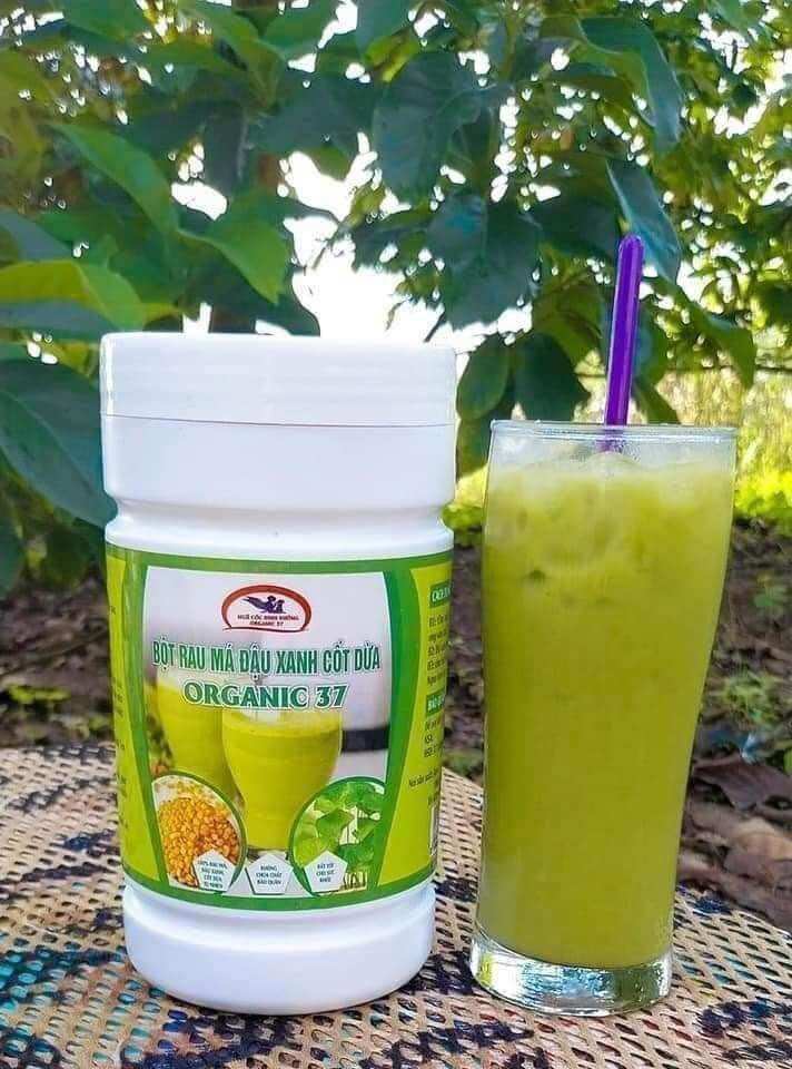 Bột đậu xanh rau má nước cốt dừa (hộp 500g)