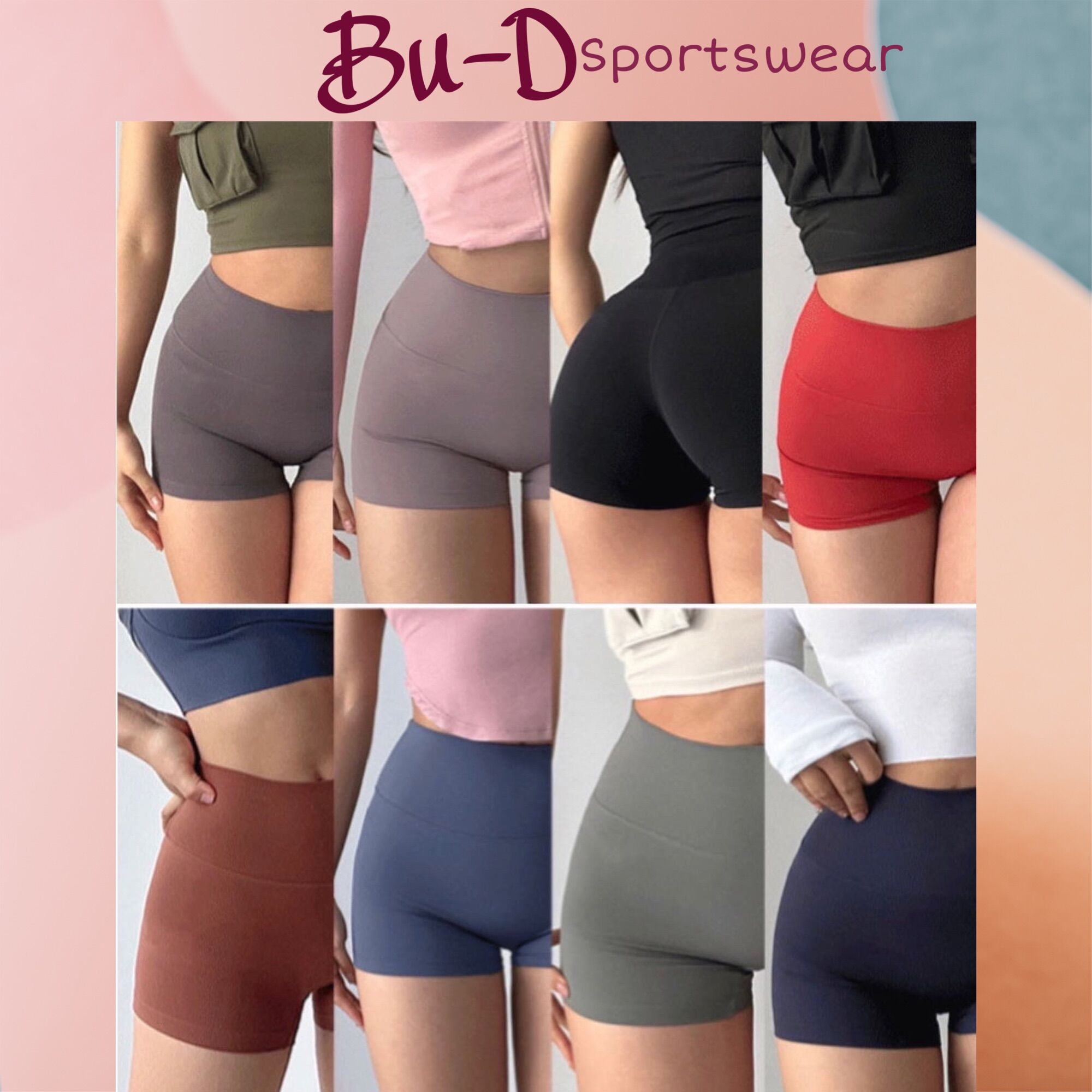 Quần short,quần đùi thể thao nữ lưng cao chất poly cao cấp