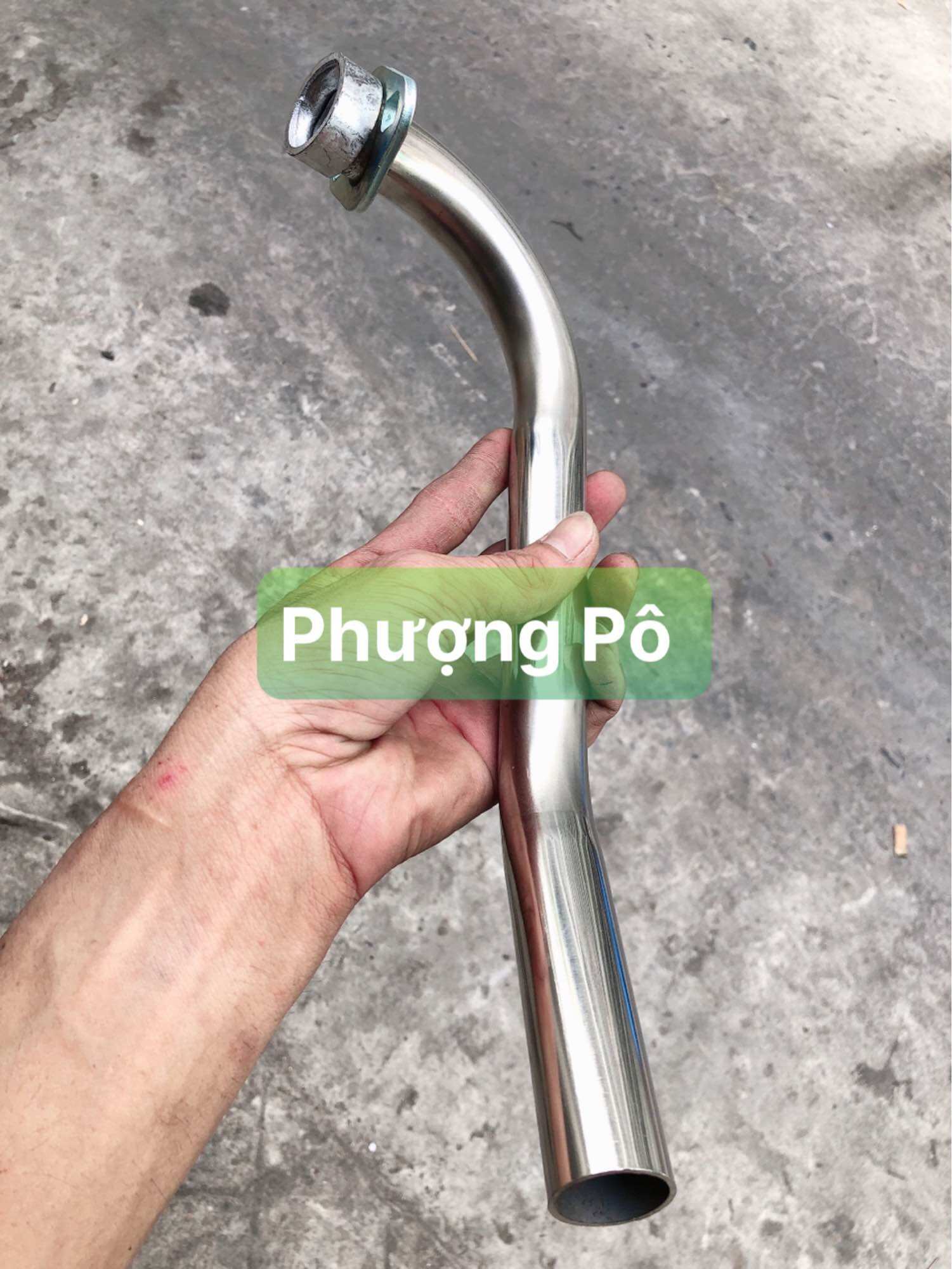 cổ pô inox mio 27mm gắn pô zin