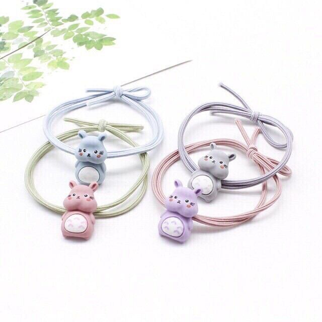 [HCM](Set 5 sợi) Chun buộc tóc/Thun cột tóc hoạt hình hamter