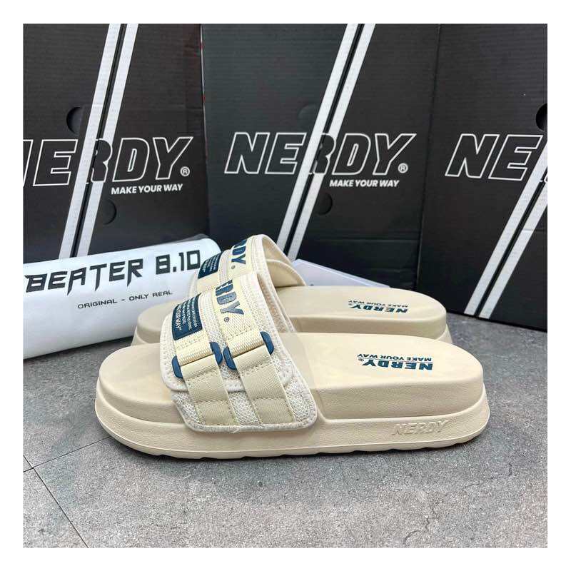 CHÍNH HÃNG - DÉP QUAI NGANG NERDY FABRIC HANDLE ‘BLACK’ (PNEU21AEO10106)