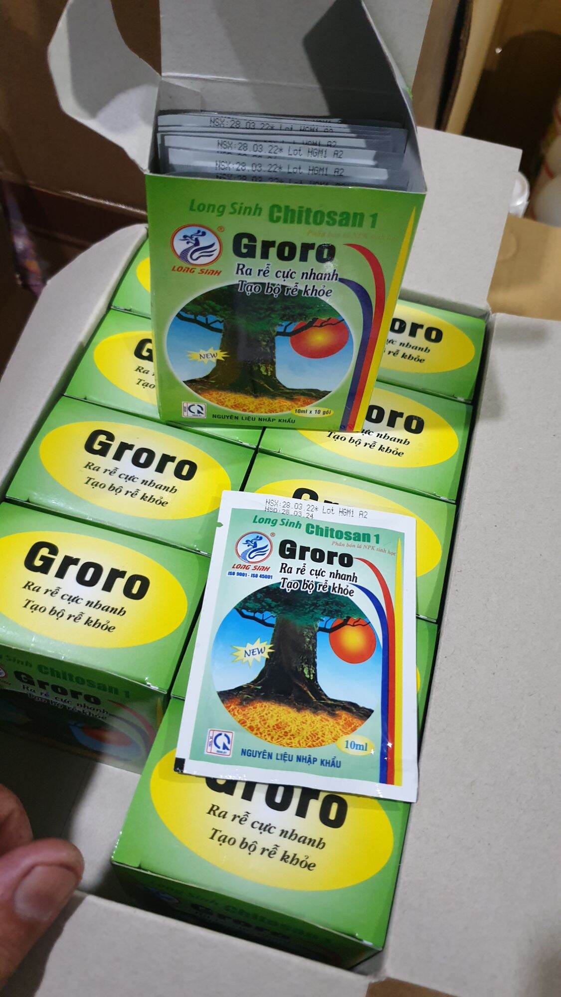 GRORO - Ra Rễ Cực Mạnh - 1 gói 10ml